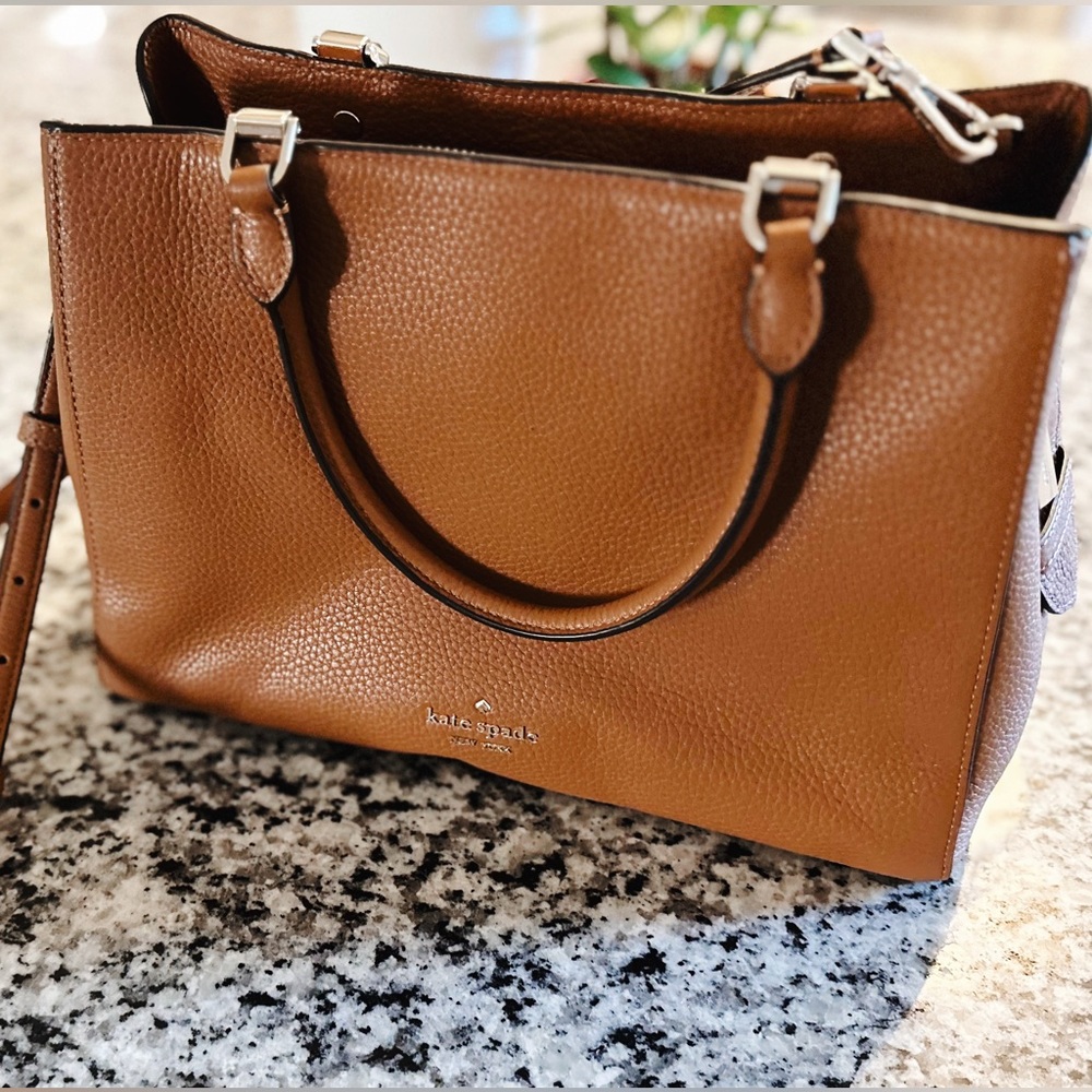Kate Spade Leila Medium Triple Compartment Satchel - Brown
